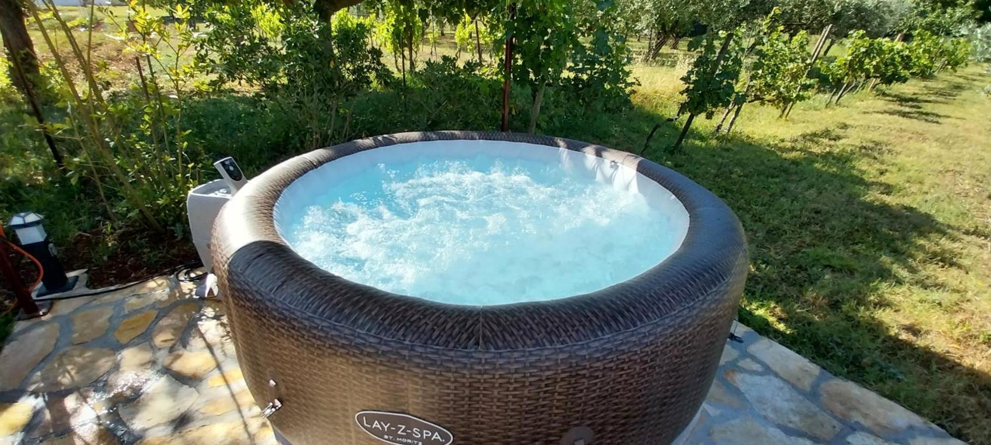 Vila Dubravka - Schoen Und Komfortabel Inmitten Von Olivenbaeumen Und Weinbergen Mit Whirlpool Valtura Luaran gambar